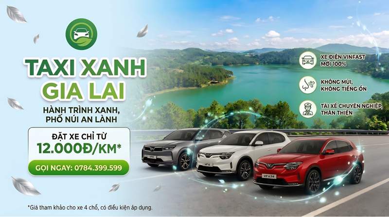 taxi Gia Lai 24/24